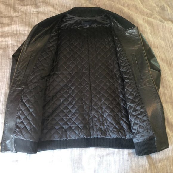 Zachary Prell Men's Black Lambskin Leather Jacket - Picture 15 of 15